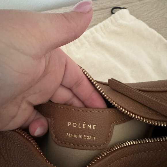 Polene Umi Camel Leather Bag - Picture 9 of 11